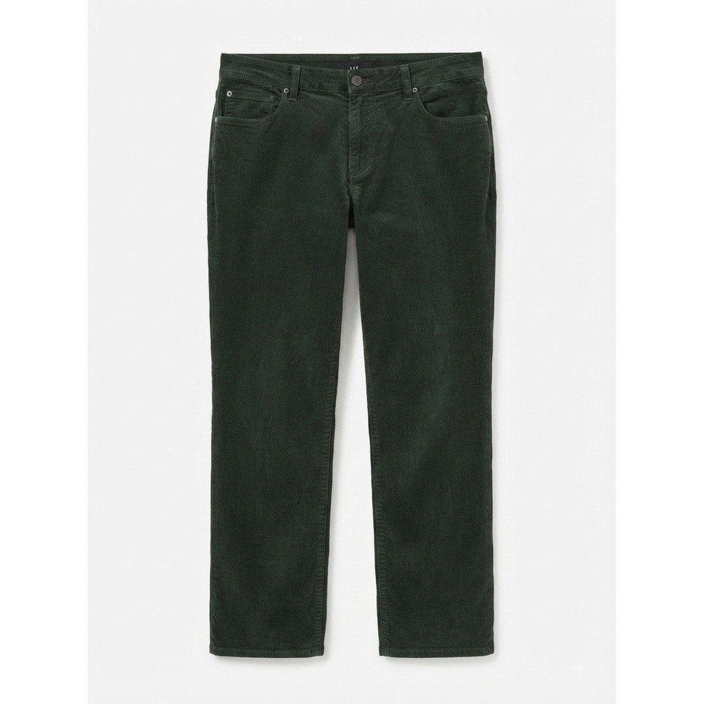 Eileen Fisher Xl Green Corduroy Pants Organic Cotton Stretch Comfort Designer